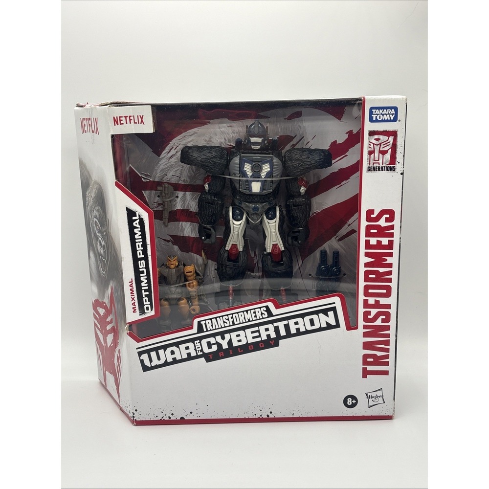 Transformersβ War for Cybertron Netflix Edition Optimus Primal and Rattrap NEW